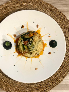 Una foto de Lasaña de calabacín