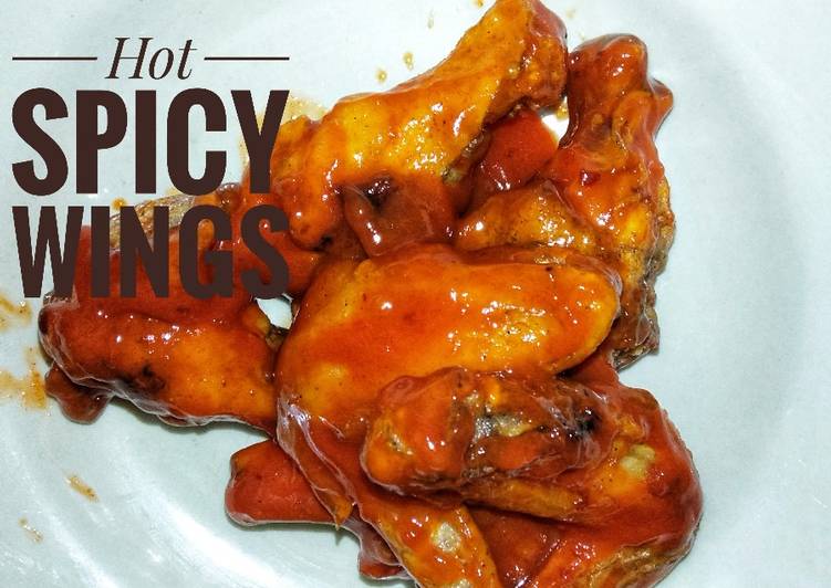 11 Resep: Hot Spicy Chicken Wings Anti Gagal!