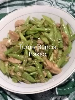 Foto resep Tumis Buncis Bakso