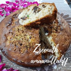 A picture of Dry Fruits Date and Nut Cake.
