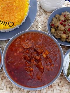 عکسی از دستور خورشت قیمه