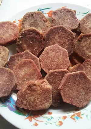 A picture of Deep-fried nduma.