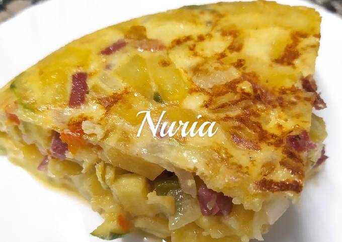 Tortilla paisana Receta de Nuria S. Cerrato- Cookpad