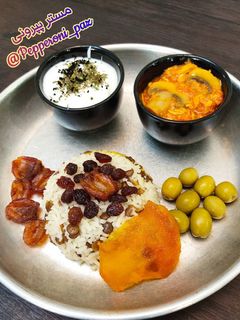 عکسی از دستور عدس پلو با مرغ (رژیمی)