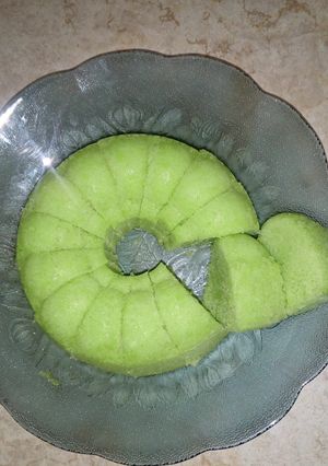 Foto resep 12. Bolu Pandan Kukus (no mixer, serba 3 sdm)