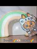Torta mi arco iris de labubus!!!🌈🌈