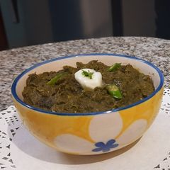 A picture of Sarson Ka Saag.