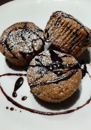 Una foto de Muffins de plátano y nuez