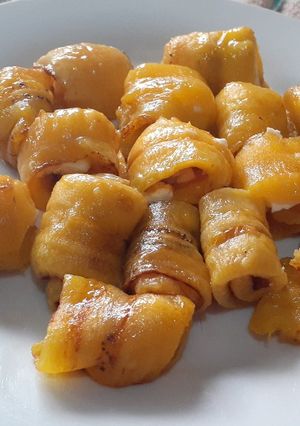 Una foto de Enrollado de Plátano Maduro con Queso