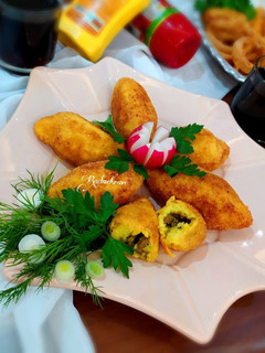 عکسی از دستور کبه برنج سوخاری
