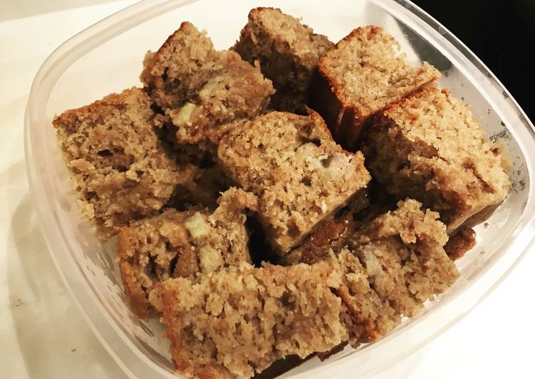 Bolo de banana integral