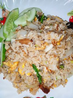 รูปของ ข้าวผัดเกลือ ไข่โบราณ
