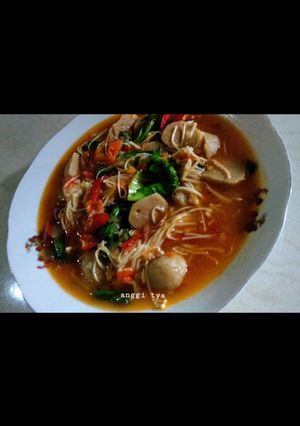 Foto resep Enoki tumis pedas