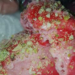 A picture of Easy and quick without machine Strawberry icecream 🍨🍨.