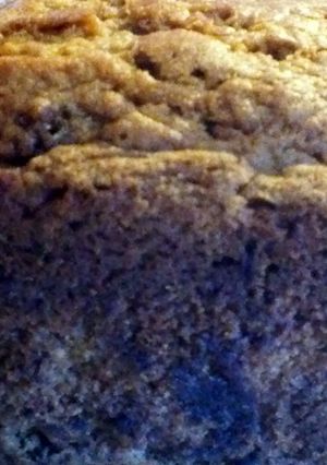 A picture of cinnamon squash bread.