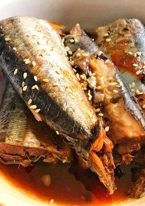秋刀魚佃煮 的食譜成品照片