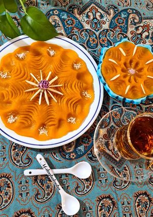عکسی از دستور 🍀حلوای هویج🍀