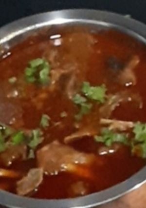 A picture of Mutton korma recipe.