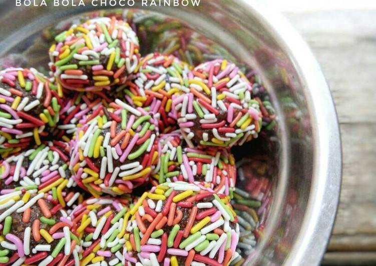 Resep Bola Bola Choco Rainbow / Choco Ball, Sempurna