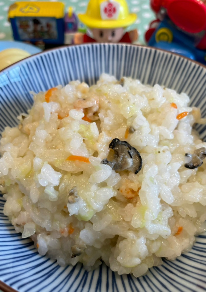 鮮鮮鮮的海鮮粥（寶寶版） 的食譜成品照片