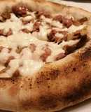 Como hacer pizza de champiñones y chorizo fresco