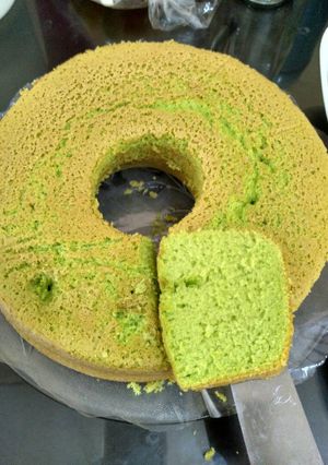 Foto resep Bolu pandan santan
