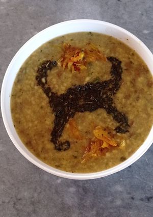 عکسی از دستور آش اماج اردبیل تو برف وسرما😋😋😋