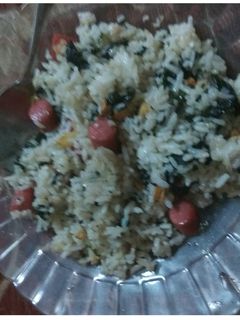 Foto resep Nasi goreng sosis nori