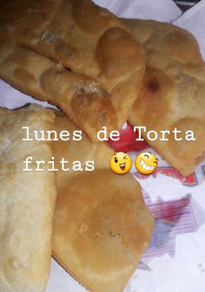 Una foto de Torta fritas en casa