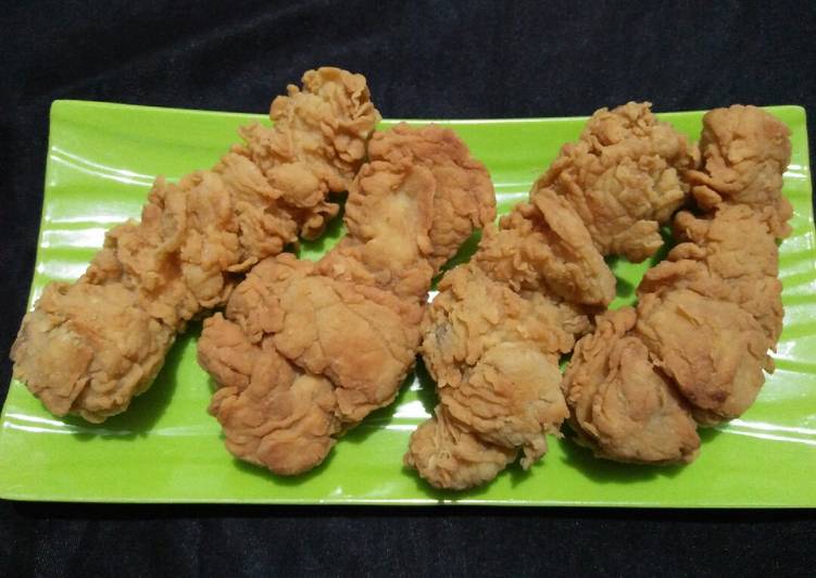 Resep Ayam goreng crispy simple no ribet Anti Gagal
