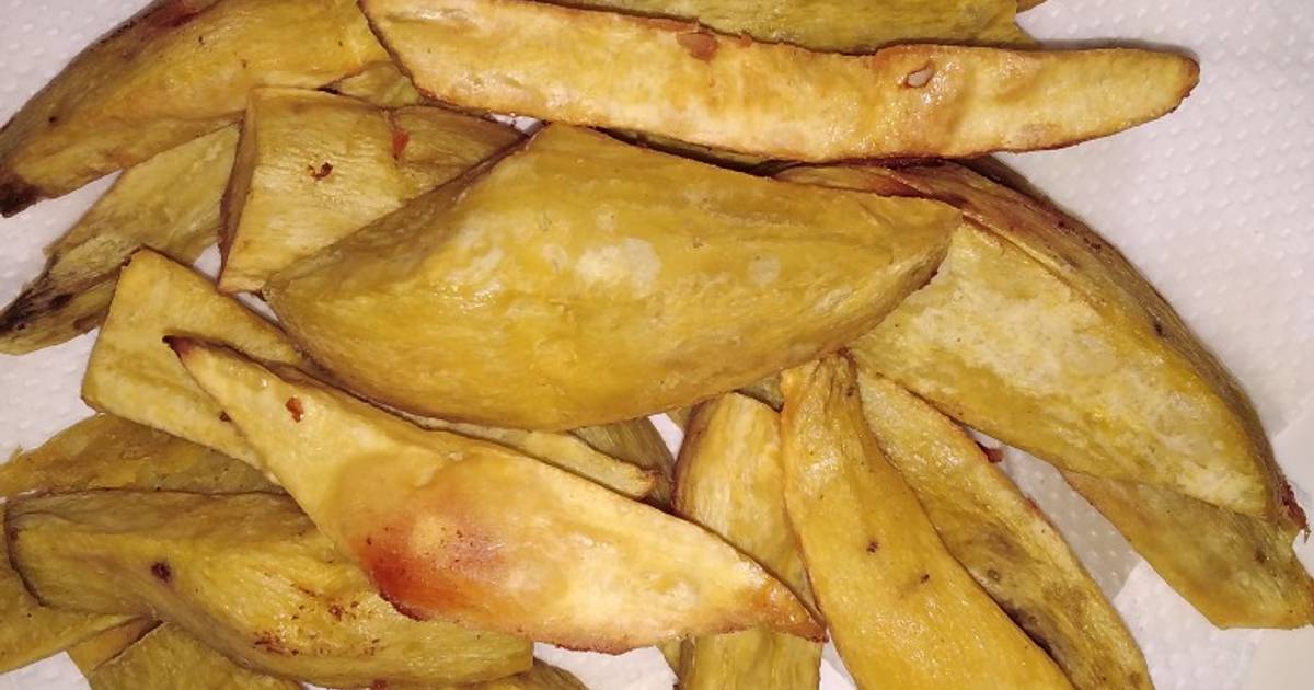 Deep fried ginger sweet potatoes breakfast ideas Recipe by Yuni Cita
