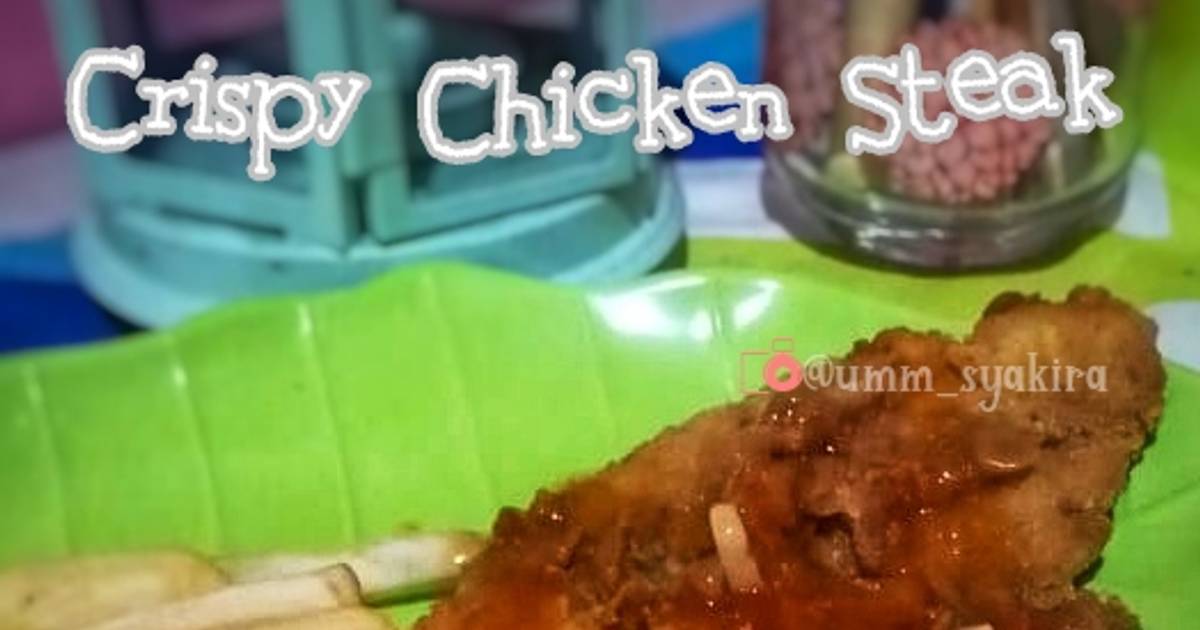 Resep Steak Ayam Krispi Crispy Chicken Steak Oleh Indri Ummu Syakira