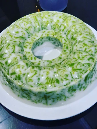 Cara Mudah Menyiapkan Resep Puding cendol fla gula merah yang Enak Banget Anti Ribet, Mantap