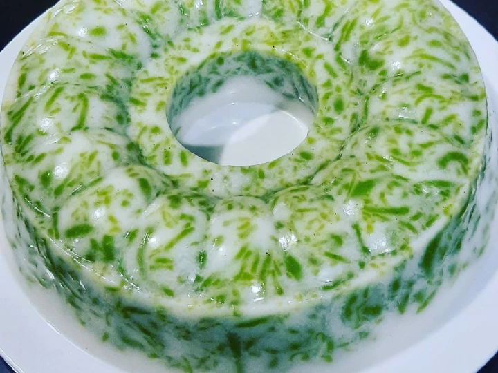 Cara Mudah Menyiapkan Resep Puding cendol fla gula merah yang Enak Banget Anti Ribet, Mantap
