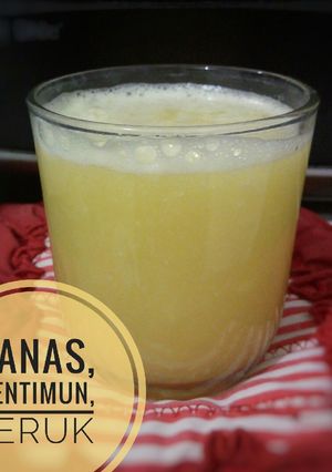 Foto resep Jus nanas, mentimun, jeruk