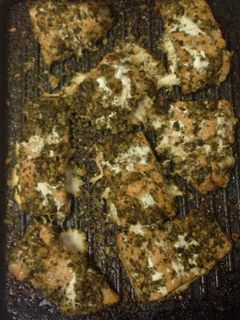 صورة لوصفة صينيه من سمك السلمون بشهي