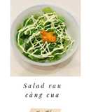 Salad rau càng cua