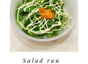 Hình của món Salad rau càng cua.