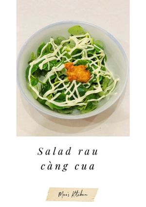 Hình của món Salad rau càng cua.