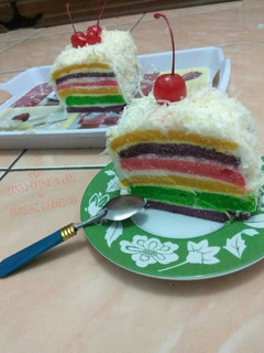 Foto resep Rainbow Cake kukus