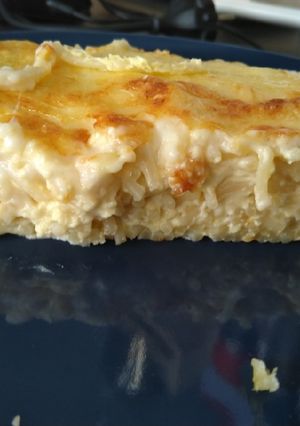 Une photo de Gratin de pâtes albanais
