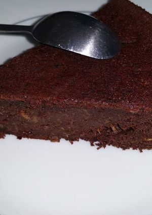 Une photo de Gâteau chocolat courgette