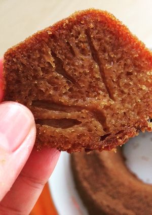 Foto resep Caramel cake alias bolu sarang semut