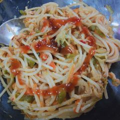 Fajita noodles 🍜 A picture of Fajita noodles 🍜.