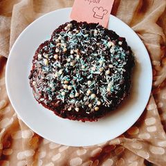 A picture of MicrowaveBrownie Cake.
