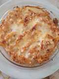 Macarrones con salsa de rostid de Canelons