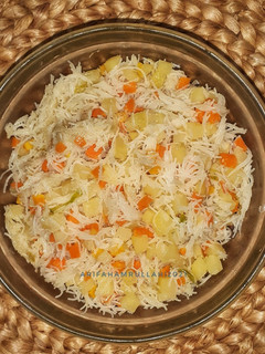Foto resep Isian risol (bihun,kentang,wortel)