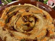 A picture of tahini eggplant