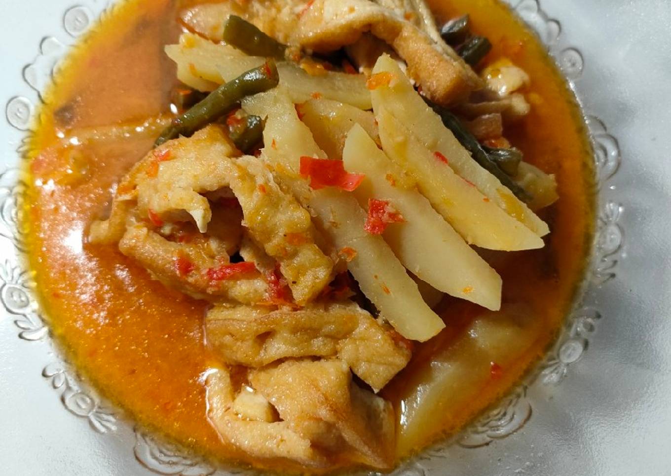 Tahu Kuah Santan