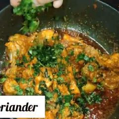 A picture of Chatpata chicken fry.